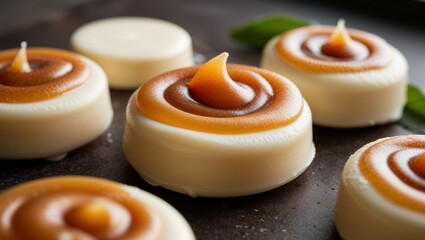 Nicaraguan cajeta de leche caramelized milk candy closeup