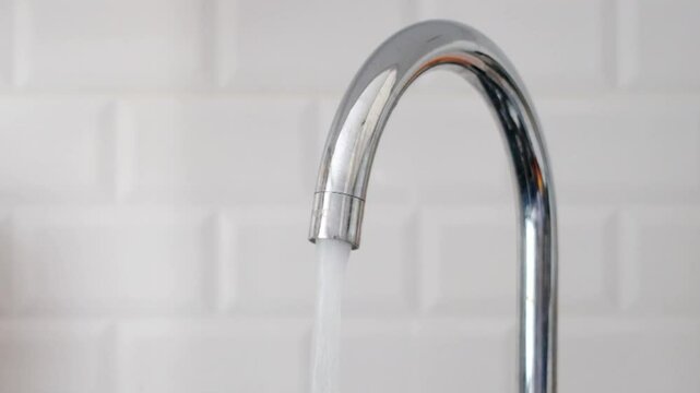 water flowing from the tap