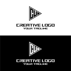 Fototapeta premium creative letter logo cu desain vektors