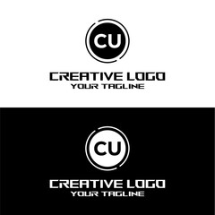 creative letter logo cu desain vektors