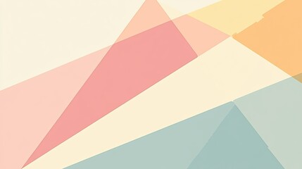 Abstract geometric background with pastel colors