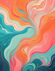 Abstract swirling colors