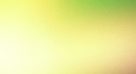 Soft and elegant visuals, abstract yellow green gradient background with a delicate grainy texture. Abstract grainy gradient backdrop design background