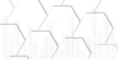 Abstract 3d hexagonal background with shadow. 3D futuristic abstract honeycomb mosaic background. abstract cut out transparent retro funky line pattern design abstract texture.  