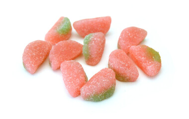 Gummy rings shaped cutter, isolated on white background