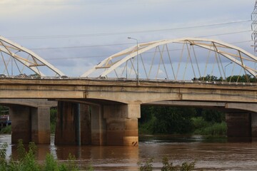 Obraz premium railway bridge over the river