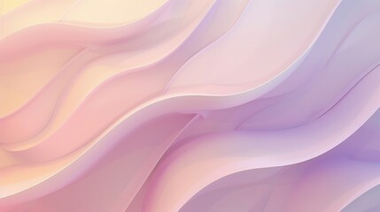 Fototapeta premium Light pastel gradient background featuring smooth transitions from lavender to blush pink, creating a warm and soothing feel