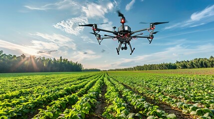 Advanced Agricultural Drones: Research, Safety, and Terrain Scanning with Real-Time Data for Smart Farmers