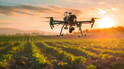 Advanced Agricultural Drones: Research, Safety, and Terrain Scanning with Real-Time Data for Smart Farmers