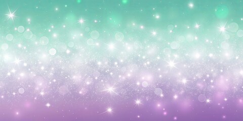 Obraz premium A celestial gradient with twinkling stars and a soft, ethereal glow, a dreamlike backdrop for fantasy and imagination.