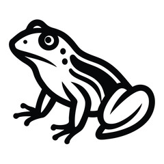 Solid color Mantella Frog animal vector design