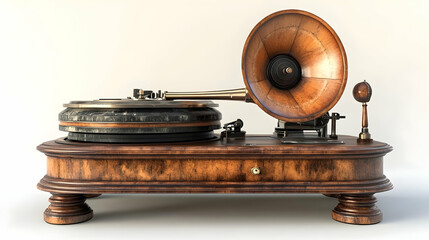 Vintage Phonograph: A Detailed Look at the Mechanical Wonder