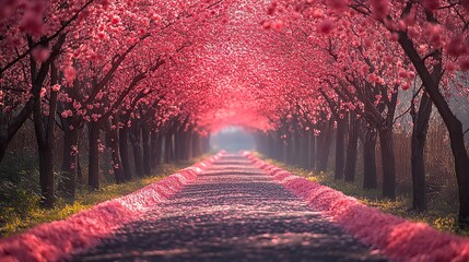 The sensation of springtime is felt through the refreshing and invigorating atmosphere that accompanies the season's arrival.