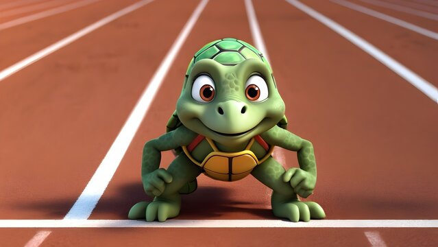 The Speedy Sheila is lined up at a starting line for a &ldquo;race,&rdquo; looking intense. 