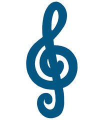 The treble clef