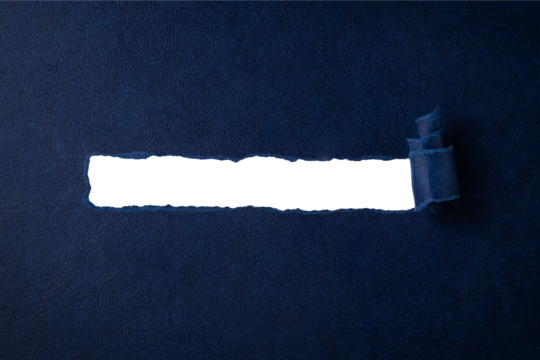 引き裂かれ、めくれた青い紙の背景フレーム - Powered by Adobe