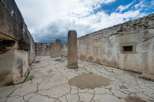 The pre-columbian archeological site of Mitla in Oaxaca, Mexico