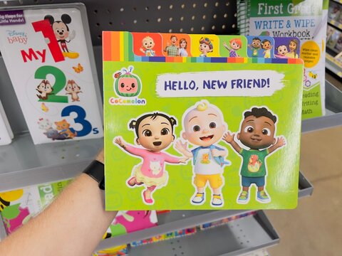 Hello, New Friend children's book by Cocomelon.