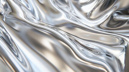 A polished metal background with intricate light patterns showcases modern sophistication and charm.