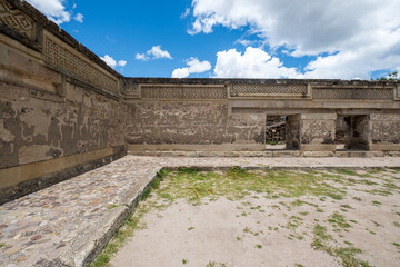 Obraz premium The pre-columbian archeological site of Mitla in Oaxaca, Mexico