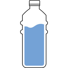 Drink Water Bottle Illustration