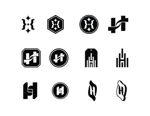 Branding icon set. Containing marketing, product, brand value, design, logo, brand development, social media, advertising and loyal customers icons. Solid icon