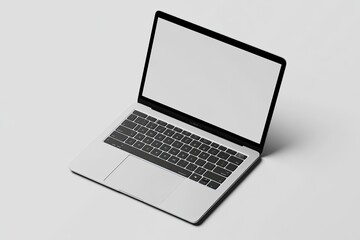 Blank Image Laptop Mockup Blank Image Laptop Mockup .generative ai
