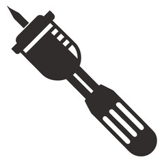 Screwdriver Silhouette icon vector illustration
