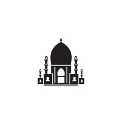 mosque logo icon vector