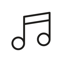 Music Note Icon - Line