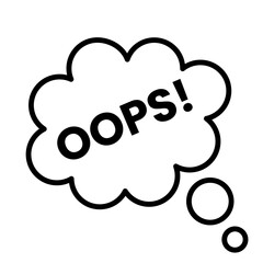 Oops Buble Chat pop Up icon