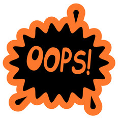 Oops Buble Chat pop Up icon