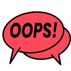 Oops Buble Chat pop Up icon