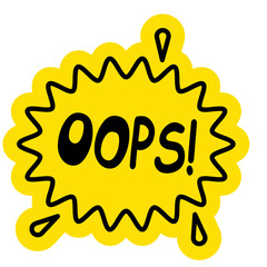 Oops Buble Chat pop Up icon