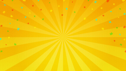 ベーシックな集中線背景