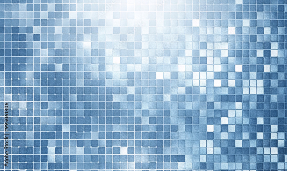 Wall mural abstract background with squares-generative ai