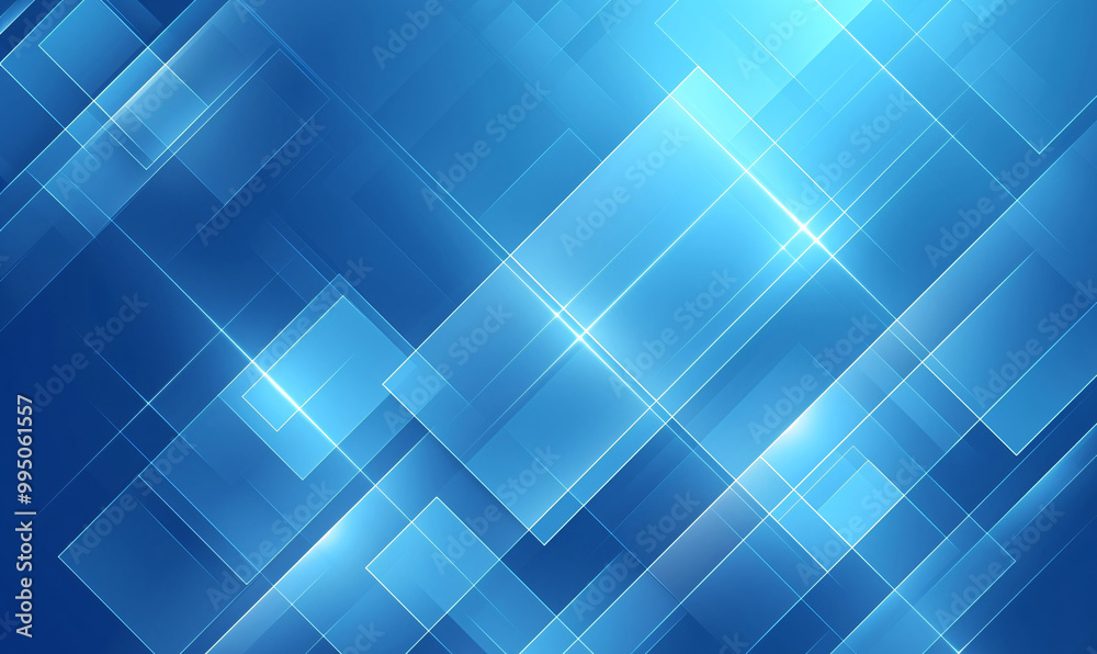 Wall mural abstract background with squares-generative ai