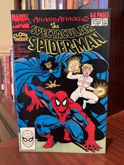 Obraz premium Seattle, WA, USA September 25, 2024 The Spectacular Spiderman Atlantis Attacks 1989 
