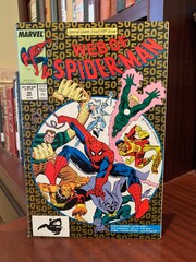 Obraz premium Seattle, WA, USA September 25, 2024 Web of Spiderman 50 