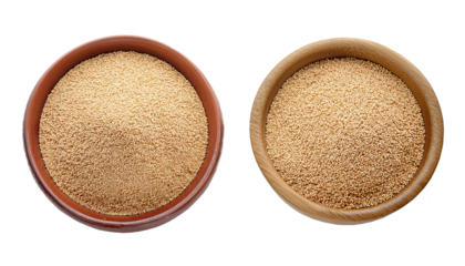 Bowl of amaranth grain seeds on transparent background, png