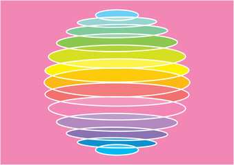 虹をイメージしたカラフルな背景イメージ