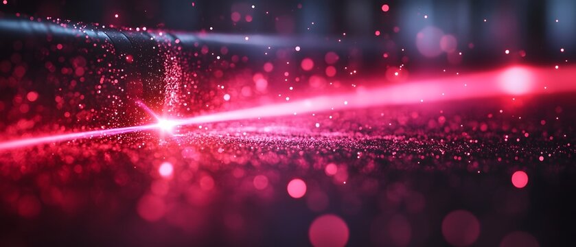 photography concept showcasing industrial lasers and beams in action highlighting their role in various manufacturing welding and material processing applications  Copy space available for text