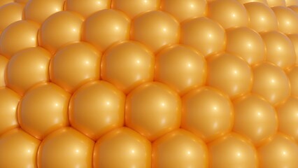 3D rendering of a close-up view of a liposome consisting of a lipid bilayer.