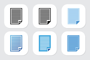 file icons with various design styles