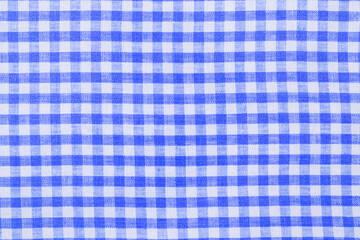 Fototapeta premium fabric check design blue and white 