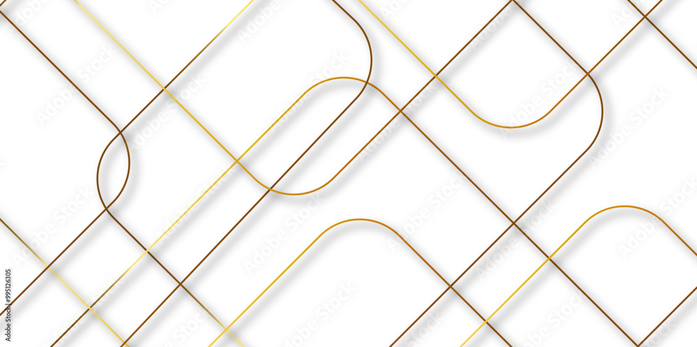 Leinwandbilder Abstract background golden square stock line background. abstract artistic of geometric background Gold gradient abstract seamless vector pattern. Minimal style website banner, decoration Vector.	