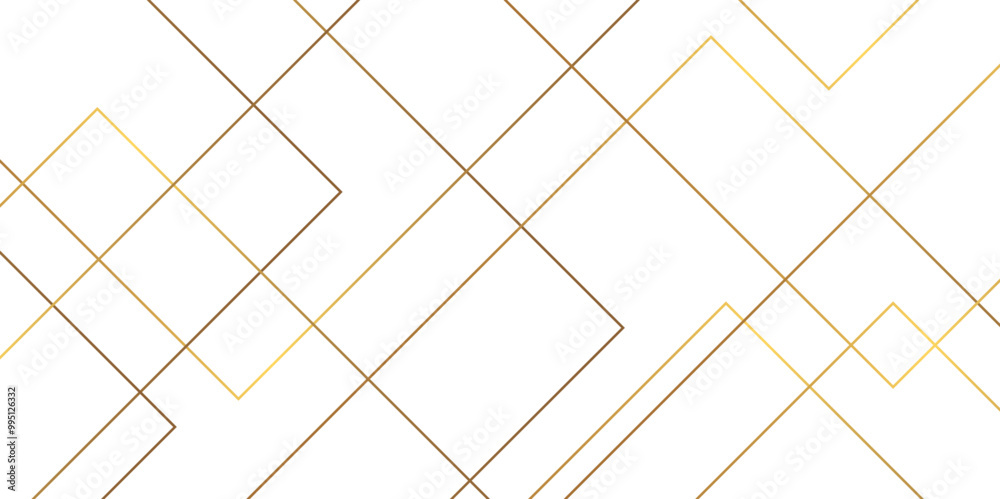 Leinwandbilder Abstract background golden square stock line background. abstract artistic of geometric background Gold gradient abstract seamless vector pattern. Minimal style website banner, decoration Vector.	