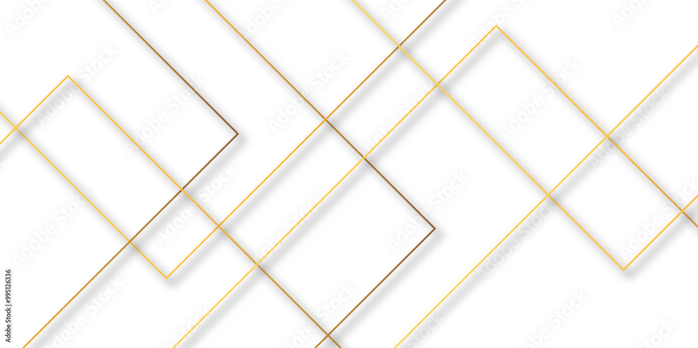 Leinwandbilder Abstract background golden square stock line background. abstract artistic of geometric background Gold gradient abstract seamless vector pattern. Minimal style website banner, decoration Vector.	