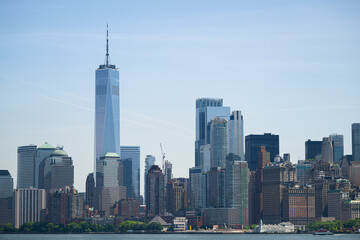 Obraz premium Buildings in the World Trade Center complex, including One World Trade Center