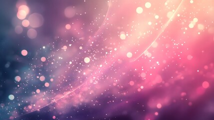 Obraz premium Soft glowing digital elements on a muted background with a sleek modern design